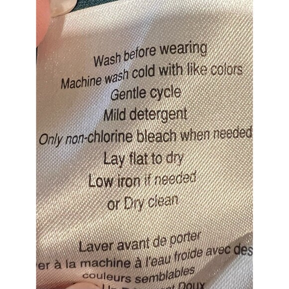 A Pea in the Pod Womens Maternity Long Sleeve Blouse Top Green Size Medium - Picture 6 of 6